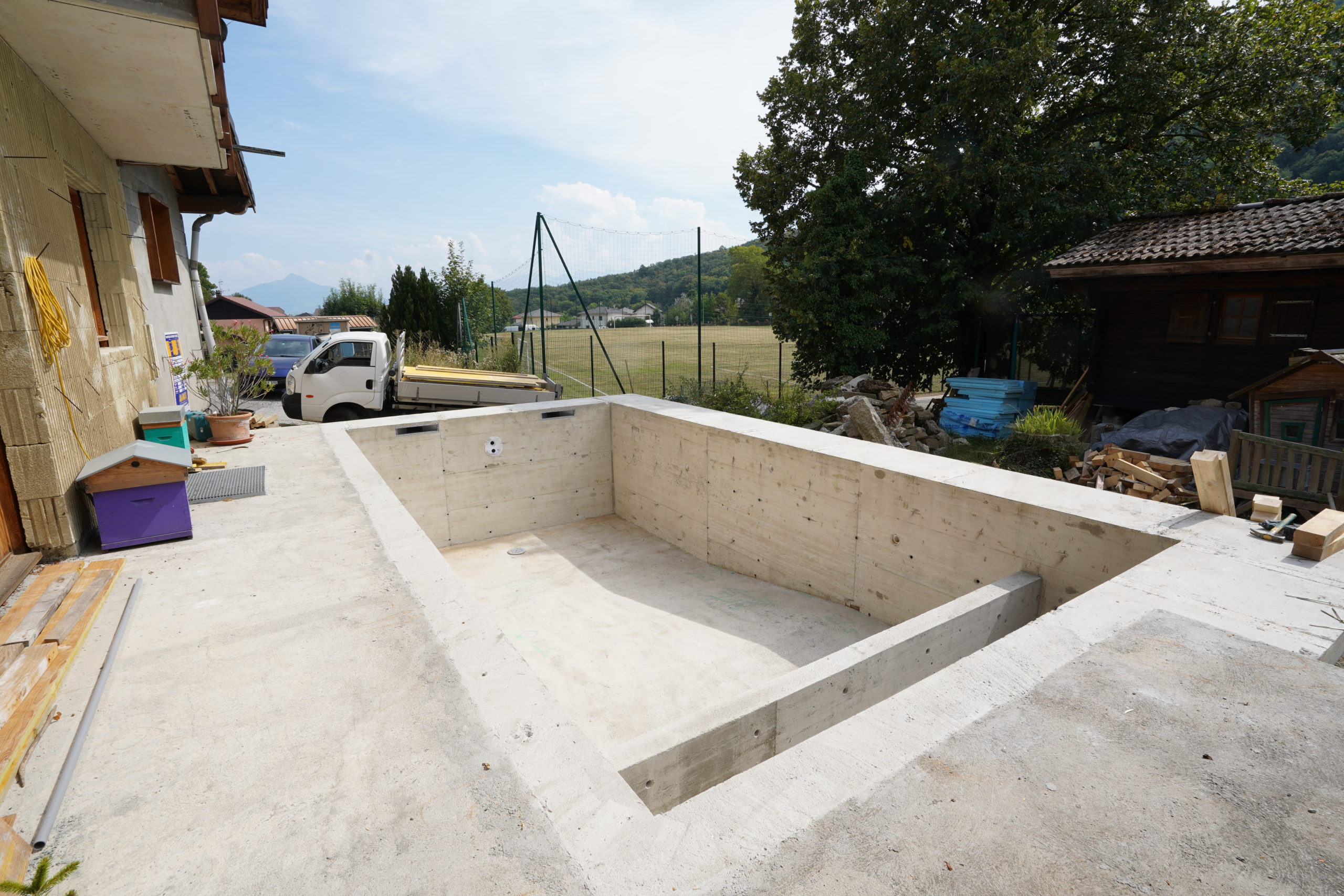 Structure béton piscine – DIVILE
